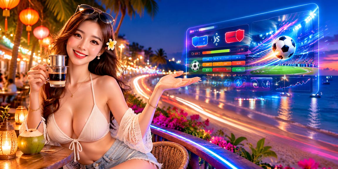Người chơi tại Mũi Né thư giãn bên cà phê trong khi duyệt trang cá cược thể thao trên thiết bị di động